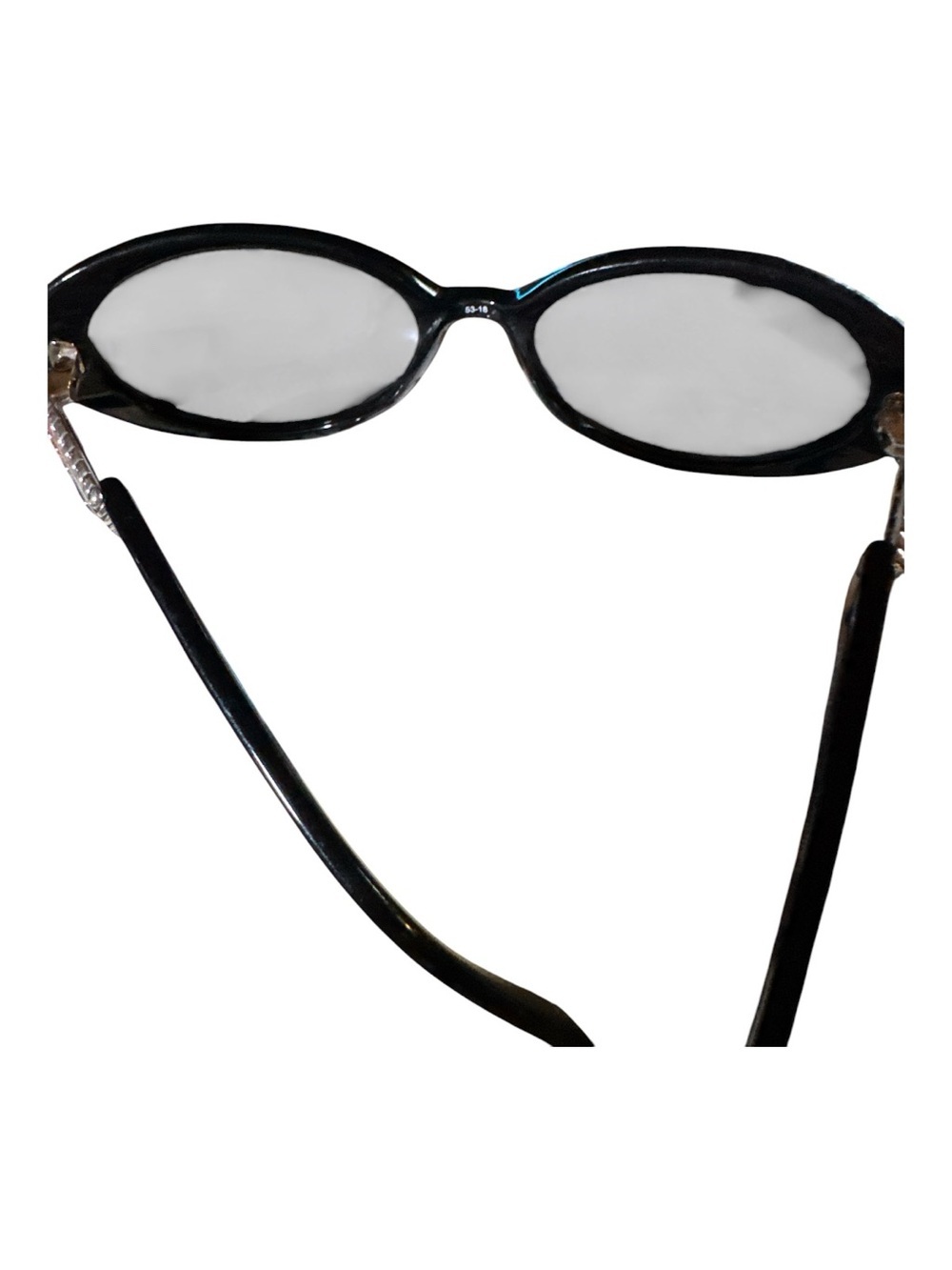 Brighton Vintage “Casanova” Embellished Black Sunglasses w/Ornate Silver Accents - Picture 4 of 5